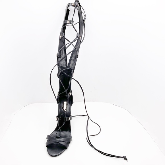 🆕{GUESS} Annalie Studded Block-Heel Gladiator Sandals - Picture 12 of 16